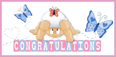 congratulations banner for new baby
