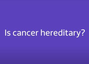 Video screen shot -- Is Cancer Hereditary?