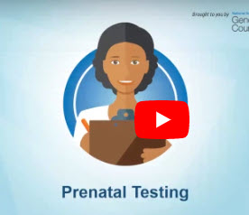 Captura de pantalla del vídeo -- Prueba prenatal