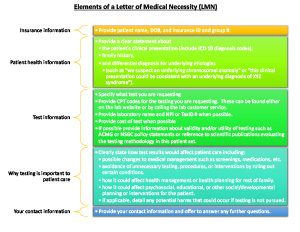 What needs to be in a Letter of Medical Necessity