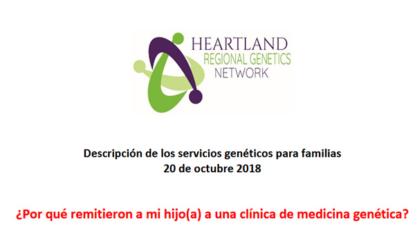 ¿Por qué refirieron a mi hijo a una clínica de genética médica?